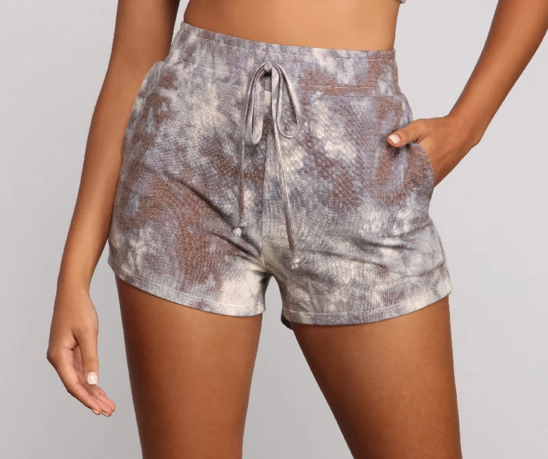 women's chic shortsTotally Trendy High Waist Pajama Shorts