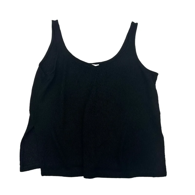 women's tops with asymmetrical designsBLACK H&M TOP SLEEVELESS, Size XL