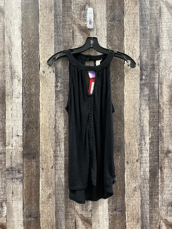 women's tops for those who want to stay updated with the latest fashion trendsBlack Top Sleeveless Allison Joy, Size S