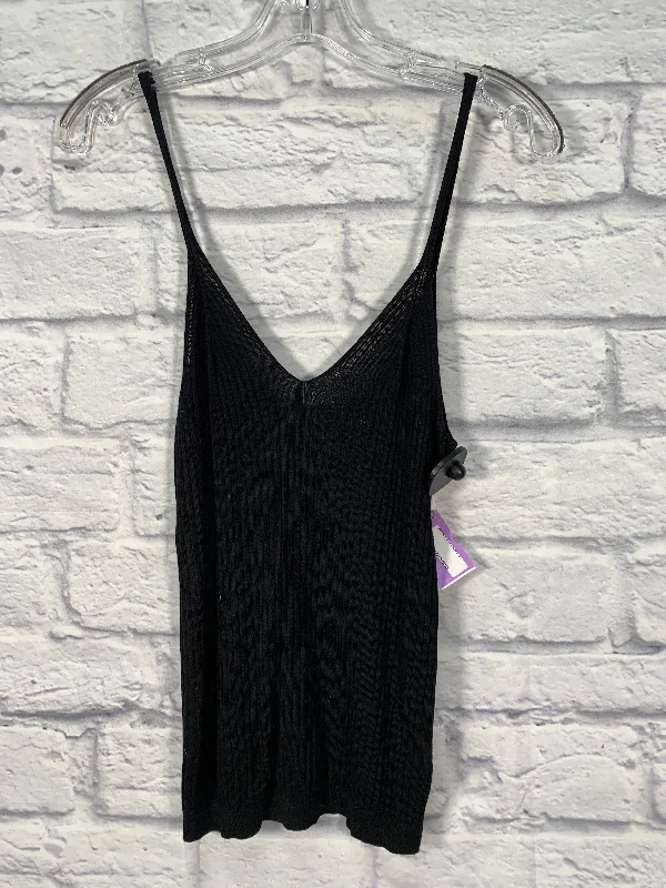 women's tops for picnics in the parkBlack Top Sleeveless Basic Anthropologie, Size Xs