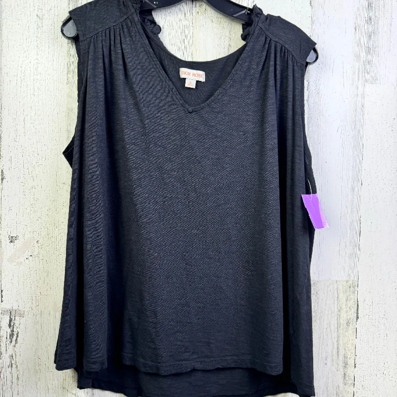 women's tops that offer a perfect blend of style, comfort, and affordabilityBlack Top Sleeveless Knox Rose, Size Xl