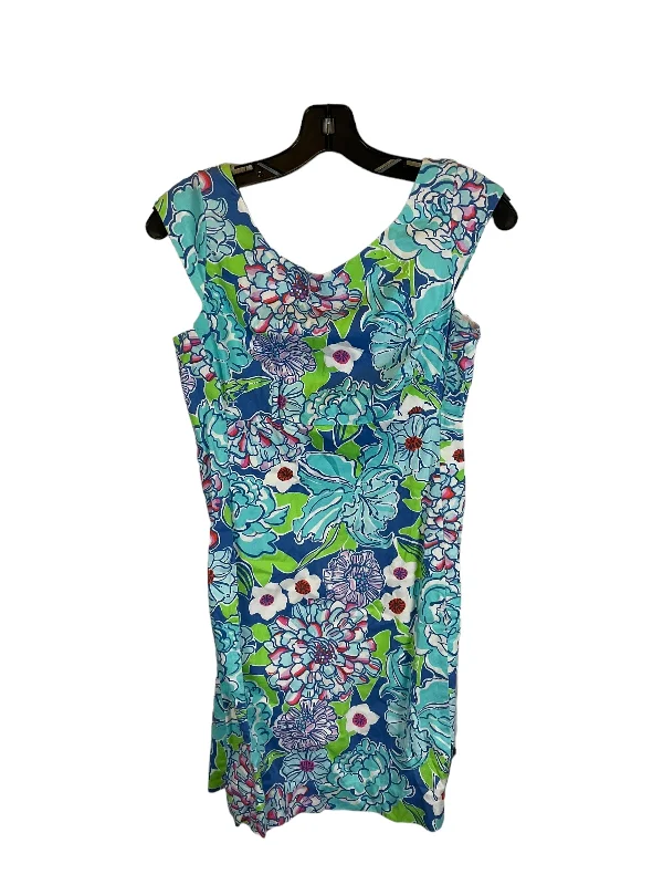 women's mother of the bride dressesBlue Dress Designer Lilly Pulitzer, Size 8