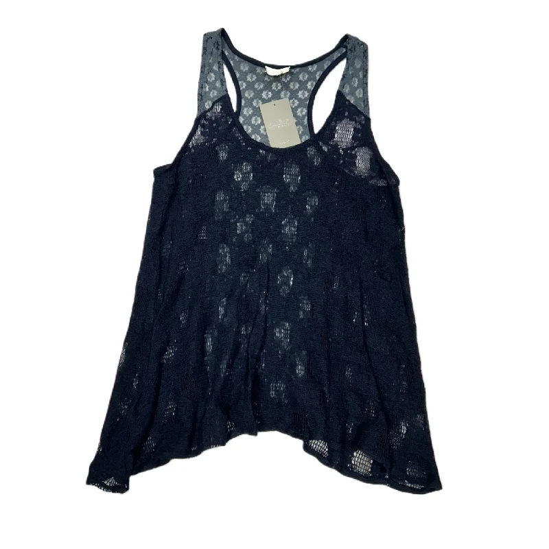 women's tops that offer a perfect blend of style, comfort, and affordabilityBlue Top Sleeveless By Deletta, Size: M