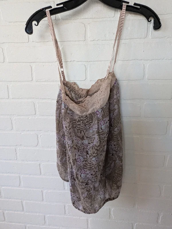 women's tops for summer festivalsBrown Top Sleeveless Free People, Size M