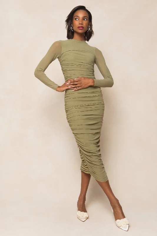 women's trendy dressesBrynn Dress in Olive