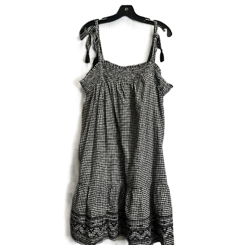 women's machine-washable dressesDress Casual Short By Old Navy In Black & White, Size: Xl