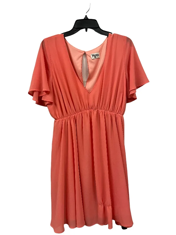 women's versatile dressesDress Casual Short By Show Me Your Mumu In Peach, Size: 1x