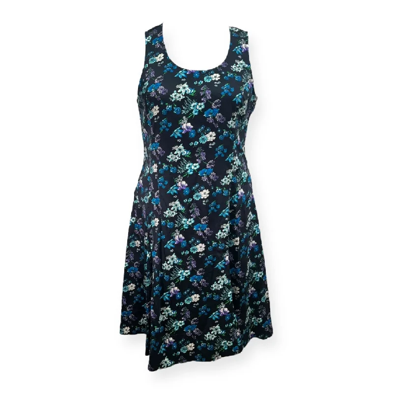 women's neon dressesFloral Sleeveless A-Line Dress Designer Derek Lam, Size M