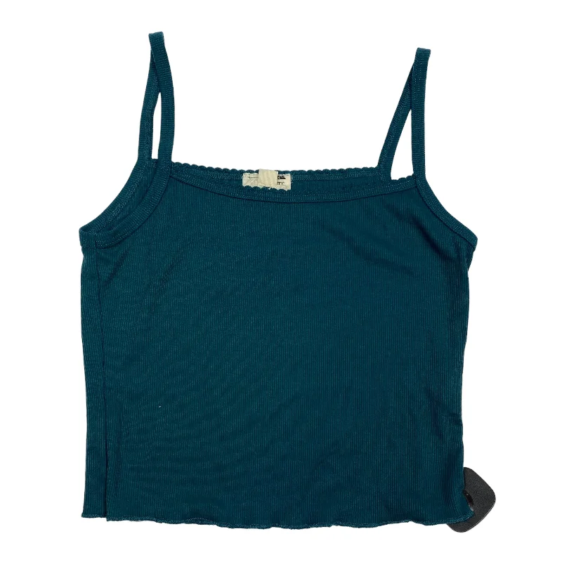 women's tops for those who want to create outfits that are both trendy and timelessGreen Top Sleeveless La Hearts, Size L