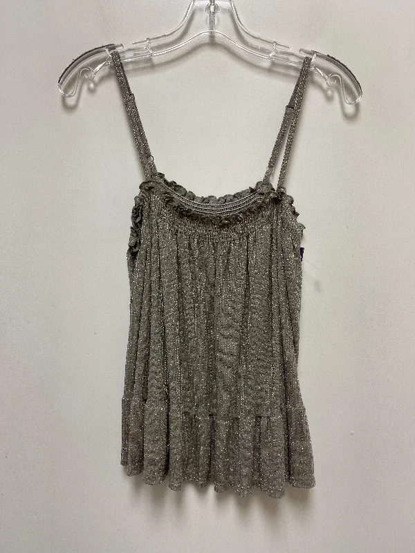 spaghetti strap women's topsGrey Top Sleeveless Amadi, Size M