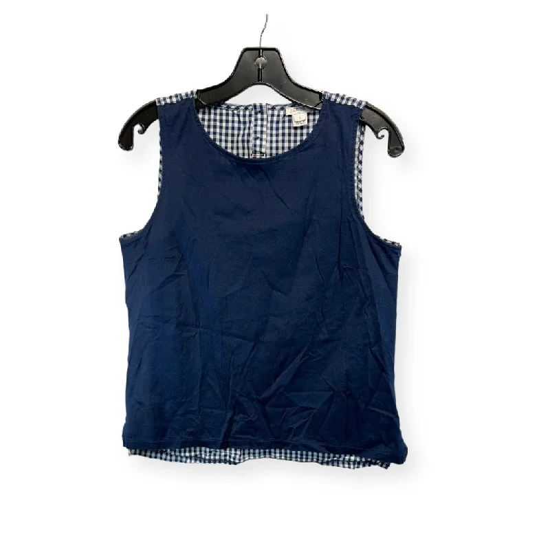 cropped women's topsNavy Top Sleeveless J. Crew, Size S