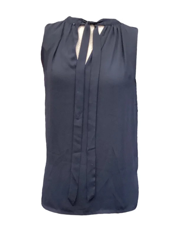 women's tops for those who want to add a bit of flair and personality to their looksNavy Top Sleeveless Loft, Size S