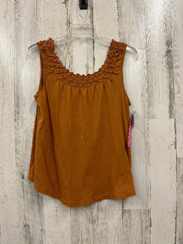 women's tops for those who want to stay on top of the latest fashion trends and wear pieces that are both stylish and on-trendOrange Top Sleeveless Maeve, Size Xs