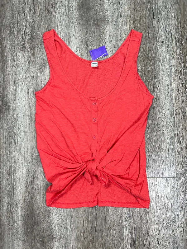 women's tops for those who want to add a touch of elegance and sophistication to their everyday wearOrange Top Sleeveless Old Navy, Size S