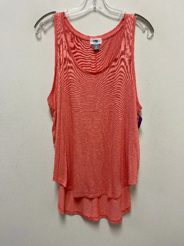 women's tops for those who want to create stylish and put-together outfits without spending a fortuneOrange Top Sleeveless Old Navy, Size Xl