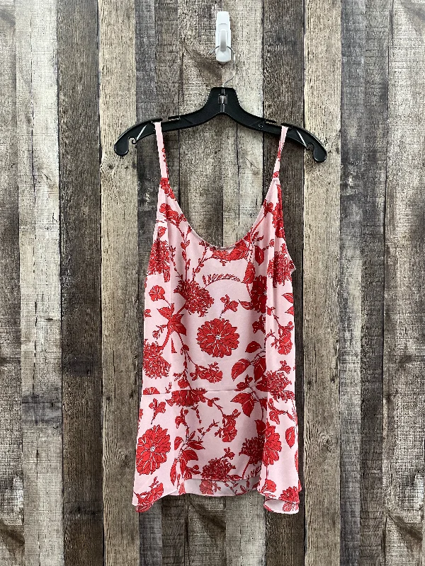 women's tops for those who want to show off their figure in a flattering wayPink Top Sleeveless Cabi, Size M