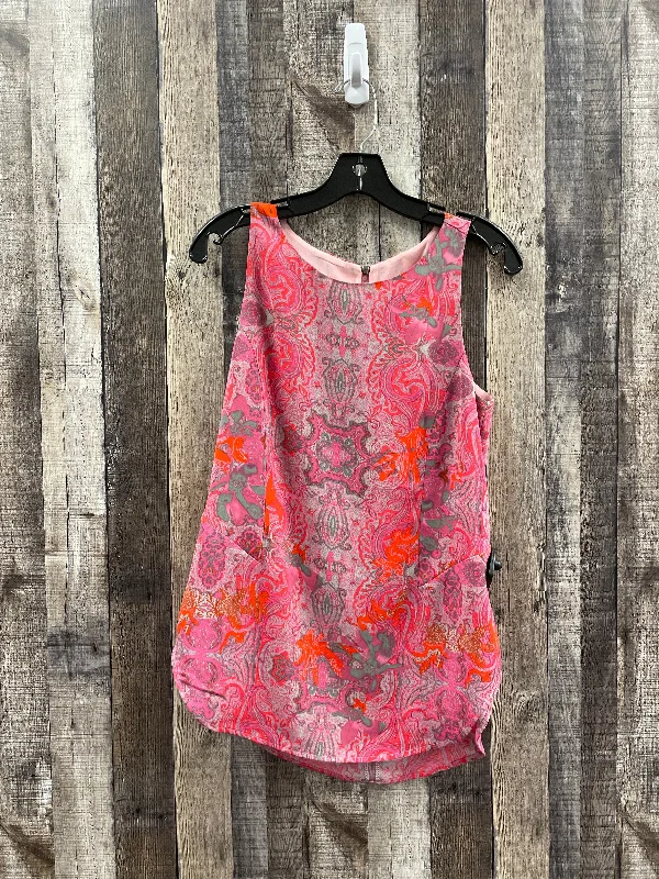 women's tops for those who want to add a touch of sophistication to their casual attirePink Top Sleeveless Cabi, Size S