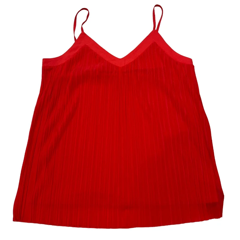 women's tops for casual FridaysRed Top Sleeveless Limited, Size S