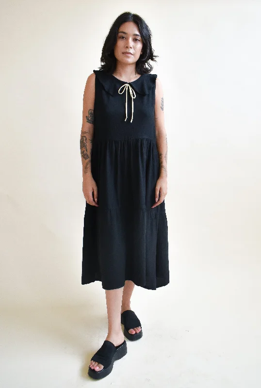 women's high-low dressesTabitha Dress in Onyx