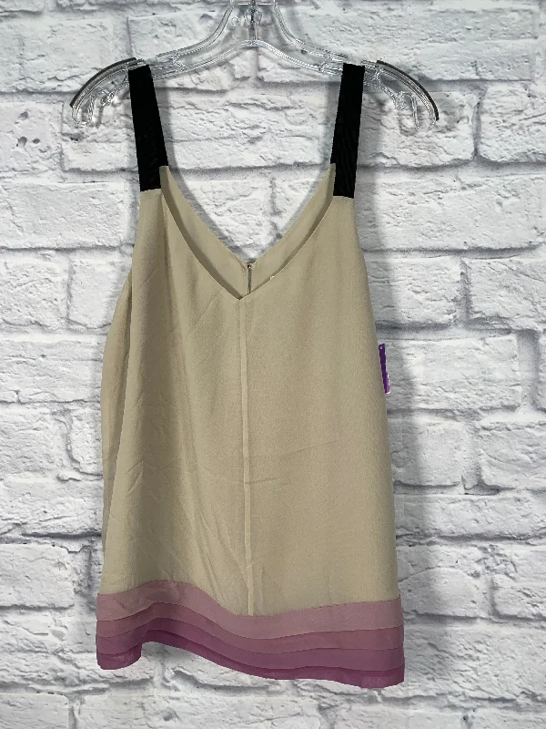 women's tops for evening soireesTan Top Sleeveless Banana Republic, Size L