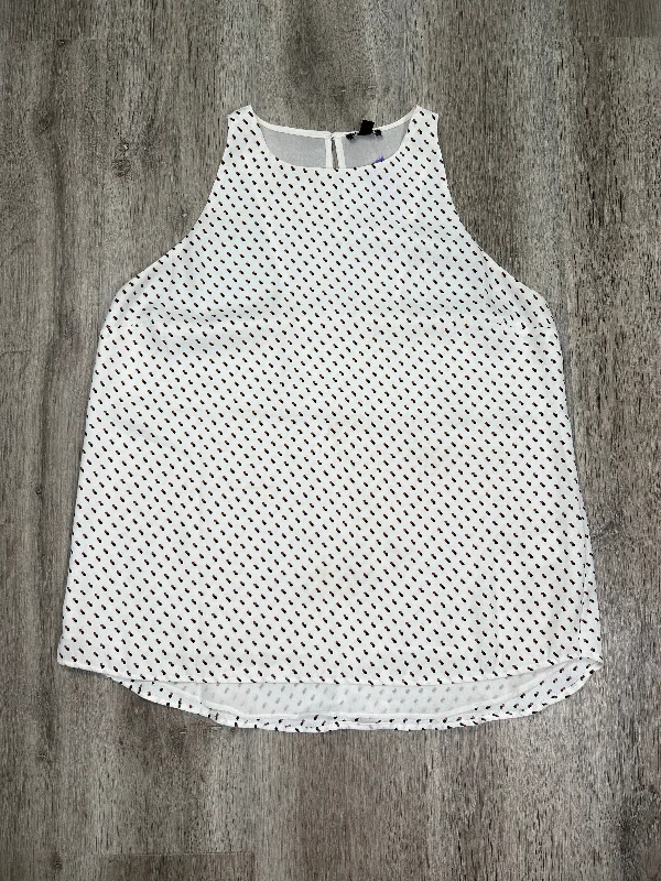 women's tops for those who want to stay cool and chic during warmer weatherWhite Top Sleeveless Express, Size L