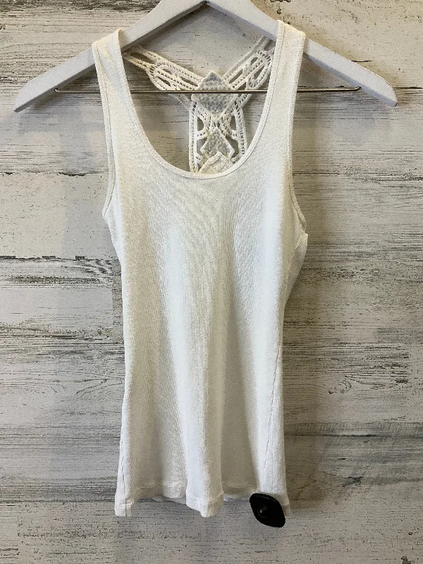 breathable women's tops for summerWhite Top Sleeveless Express, Size Xs