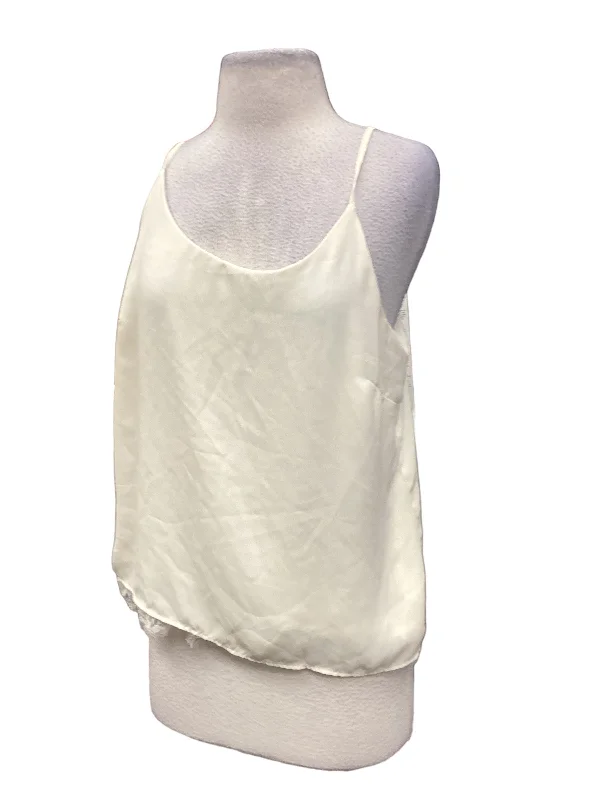 women's tops for those who want to wear pieces that are both comfortable and stylishWhite Top Sleeveless Rachel Zoe, Size L