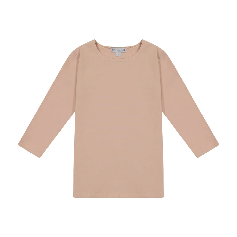 PB&J Girls Cotton 3/4 Sleeve Shell - Rose