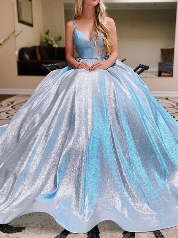 prom dresses for hourglass figures2020 Popular Design Shiny Long Prom Dresses, A-line Prom Dresses, Modest Prom Dresses