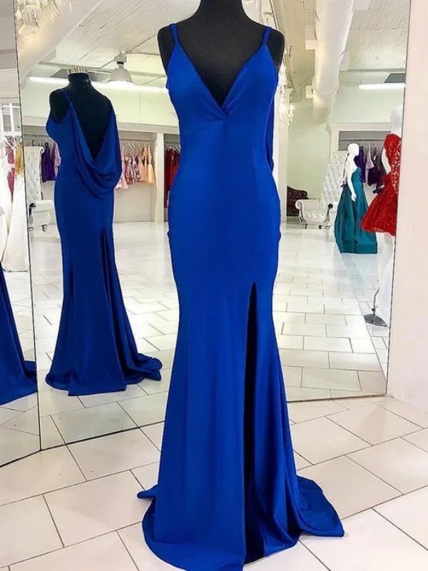 mini prom dressesRoyal Blue Simple Long Prom Dresses, Fashion Prom Dresses, 2020 Prom Dresses