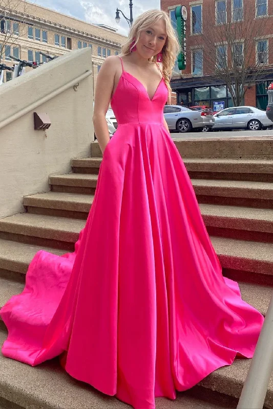 flutter sleeve prom dressesSimple Classic Empire-Waist Sleeveless A-Line  Long Prom Formal Dress